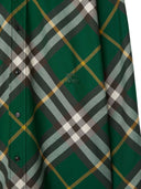 Burberry Check Motif Cotton Shirt