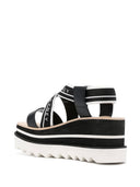 Stella Mc Cartney Sneak Elyse Stripled Platform Sandals