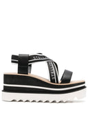 Stella Mc Cartney Sneak Elyse Stripled Platform Sandals