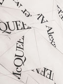 Alexander Mc Queen Logo Silk Scarf