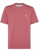 Brunello Cucinelli Logo Cotton T -shirt