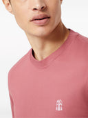 Brunello Cucinelli Logo Cotton T -shirt