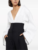 Brunello Cucinelli Shiny Cuff Detail Cotton Shirt