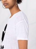 Marant Etoile Koldi Logo Linen T Shirt