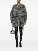 Attico Fern denim kortrock