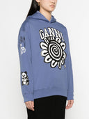 Ganni Printed Cotton Hoodie