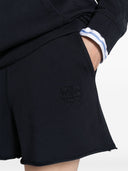 Ganni Organic Cotton Drawstring Shorts