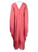 Taller Marmo Pre Very Ross Fringed Crêpe Kaftan