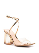 Gianvito Rossi Cosmic Plexi Heel Sandals