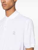 Brunello Cucinelli Logo Cotton Polo Shirt