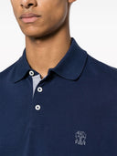 Brunello Cucinelli Logo Cotton Polo Shirt