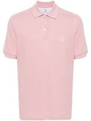 Brunello Cucinelli Logo Baumwoll -Polo -Hemd