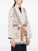 Alanui Bandana Cashmere And Linen Blend Cardigan
