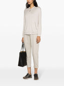 Brunello Cucinelli Cotton And Silk Blend Zip Up Hoodie