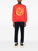 Billionaire Embroidered Cotton Crewneck Sweater