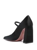 Amina Muaddi Mary Jane Leather Pumps