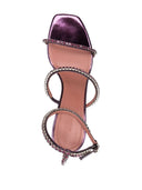 Amina Muaddi Gilda Mirror Sandals