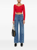 Stella Mc Cartney Zip Cargo Denim Jeans