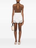 Zimmermann Lace Trimmed Linen Shorts