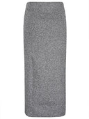 Circus Hotel Viscose Midi Skirt