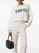 Gucci Cruise Logo Baumwoll -Sweatshirt
