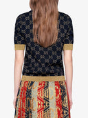 Gucci Cruise Gg Lamé Cotton Top