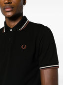 Polo di cotone del logo Fred Perry