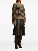 Khaite Nalani Striped Cashmere Jumper
