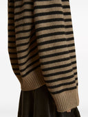Khaite Nalani Striped Cashmere Jumper