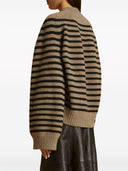 Khaite Nalani Striped Cashmere Jumper