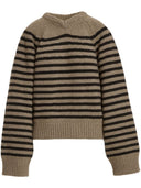 Khaite Nalani Striped Cashmere Jumper