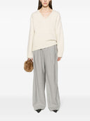 Toteme Pre Wool And Cashmere Blend V Necked Jumper