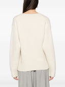 Toteme Pre Wool And Cashmere Blend V Necked Jumper