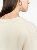 Toteme Pre Wool And Cashmere Blend V Necked Jumper