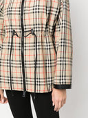 Burberry检查图案连帽外套