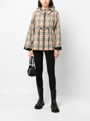 Burberry检查图案连帽外套