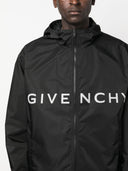 Givenchy Logo Hooded Windbreaker