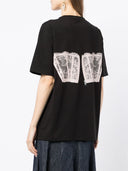 Alexander Mc Queen Lace Corset T Shirt