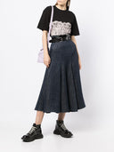 Alexander Mc Queen Lace Corset T Shirt