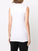 Brunello Cucinelli Cotton Blend V Neck Tank Toqule