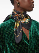 Gucci Cruise Logo Silk Foulard