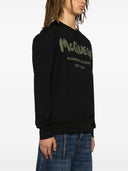 Alexander Mc Queen Graffiti Organic Cotton Sweatshirt