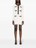 Self Portrait Structured Knit Mini Skirt