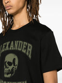 Alexander Mc Queen Logo Organic Cotton T Shirt