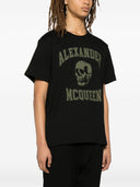 Alexander Mc Queen Logo Organic Cotton T Shirt