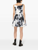 Alexander Mc Queen Printed Flared Short Dress