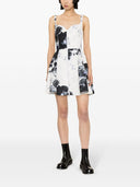 Alexander Mc Queen Printed Flared Short Dress