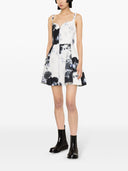 Alexander Mc Queen Printed Flared Short Dress