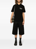 Alexander MC Queen Graffiti Baumwoll Polo -Hemd