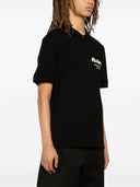 Alexander MC Queen Graffiti Baumwoll Polo -Hemd